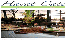 Tablet Screenshot of hayatcaterers.com